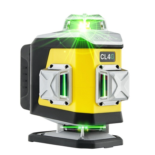 [CL4G-zestaw1] ZESTAW Laser krzyżowy Nivel System CL4G zielony + tyczka LP-36